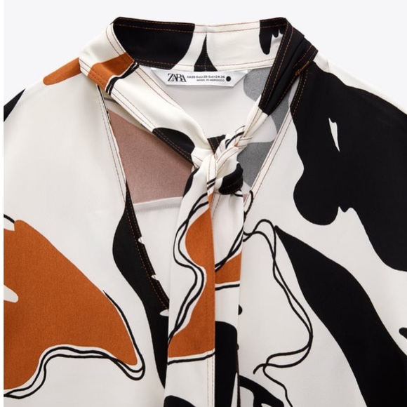 ZARA Printed Midi Dress BNWT - Picture 3 of 6